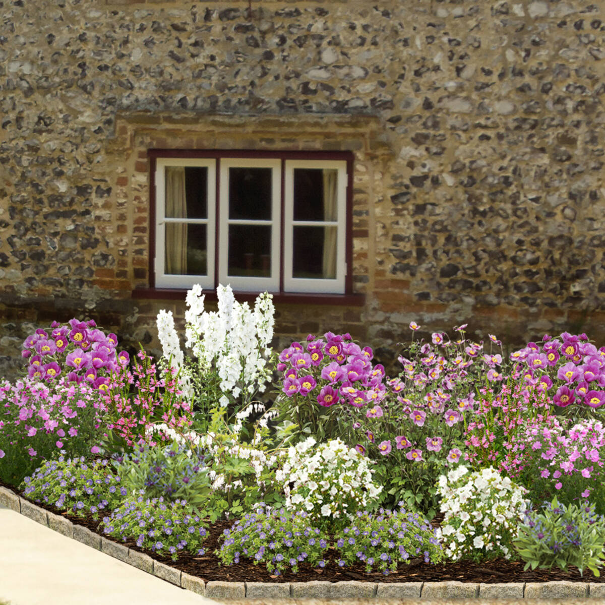 Beet-Sets im Bauerngarten-Stil