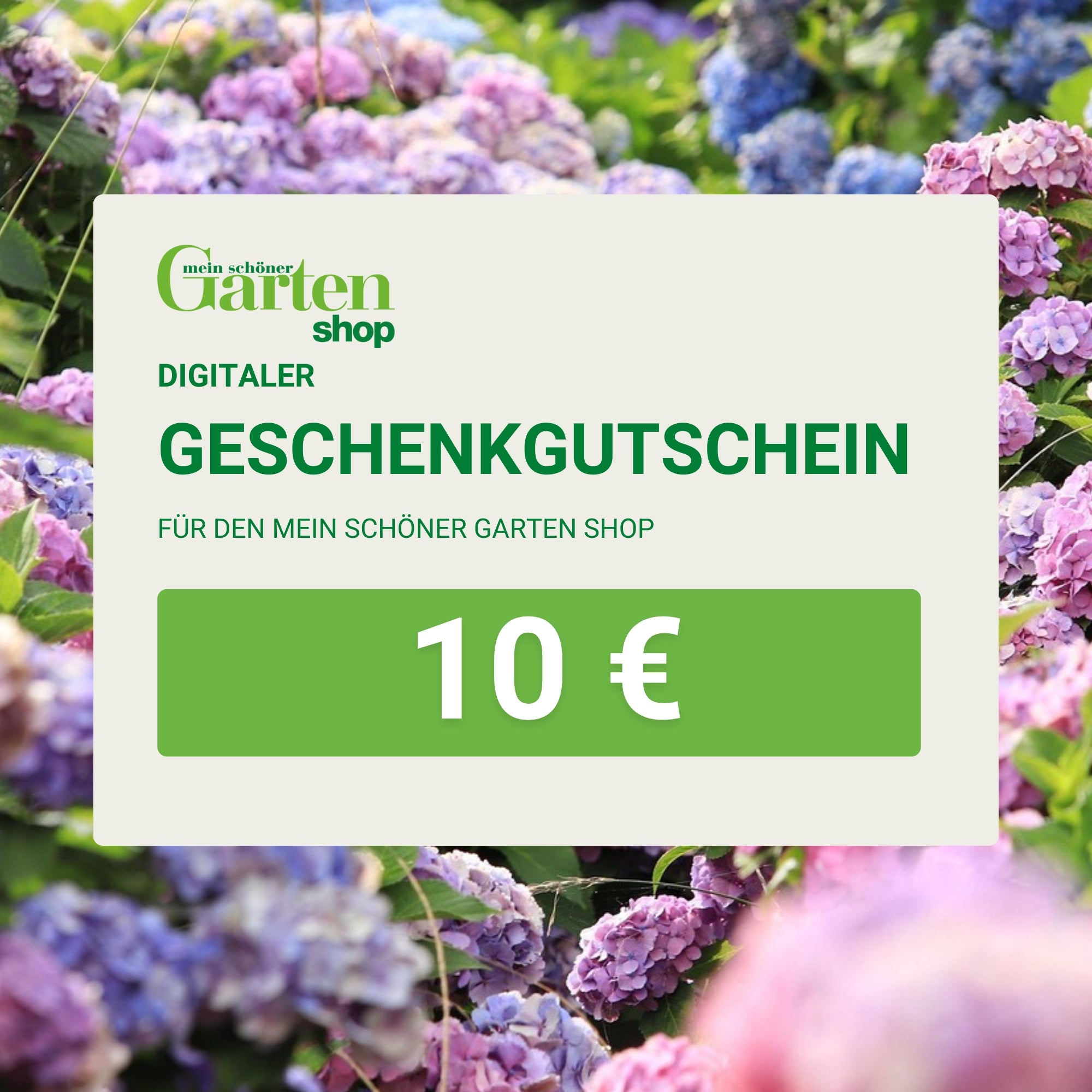 Mein schöner Garten Shop-Gutschein