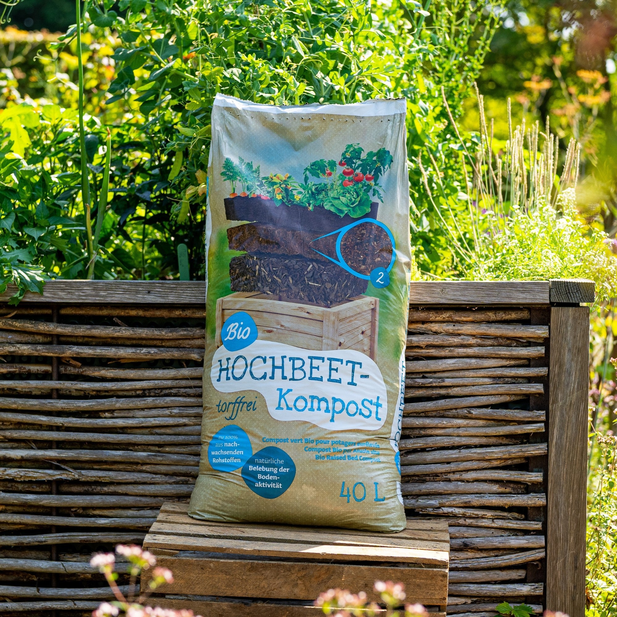 Floragard Bio Hochbeet Kompost