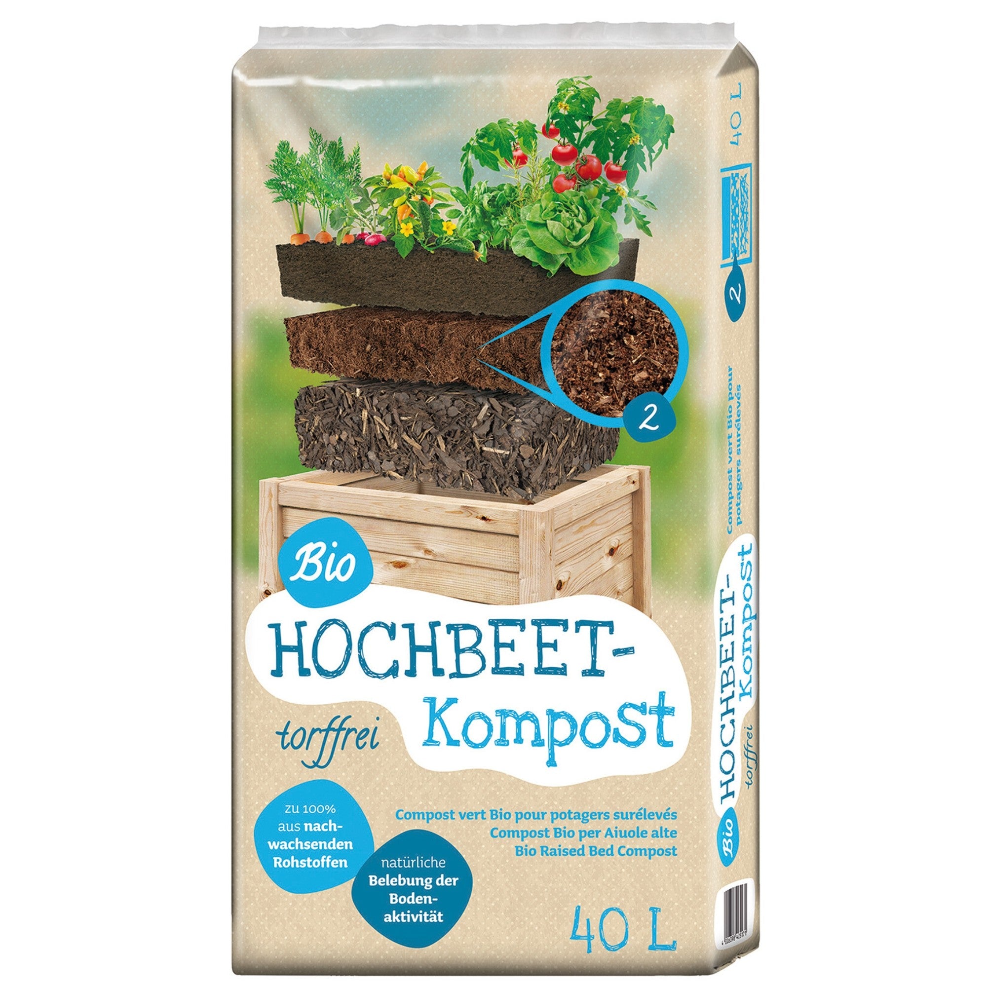 Floragard Bio Hochbeet Kompost