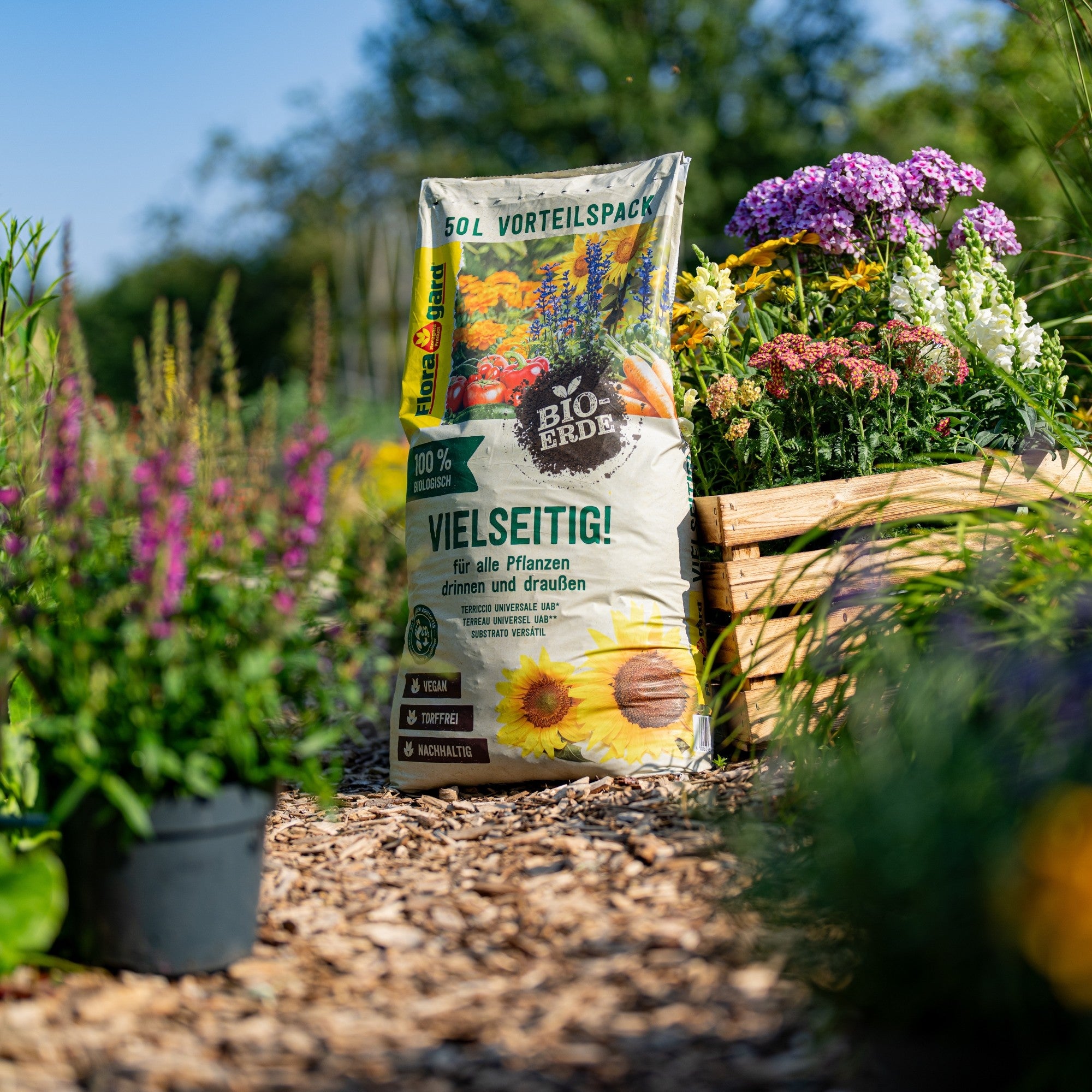 Floragard Bio-Erde Vielseitig, torffrei