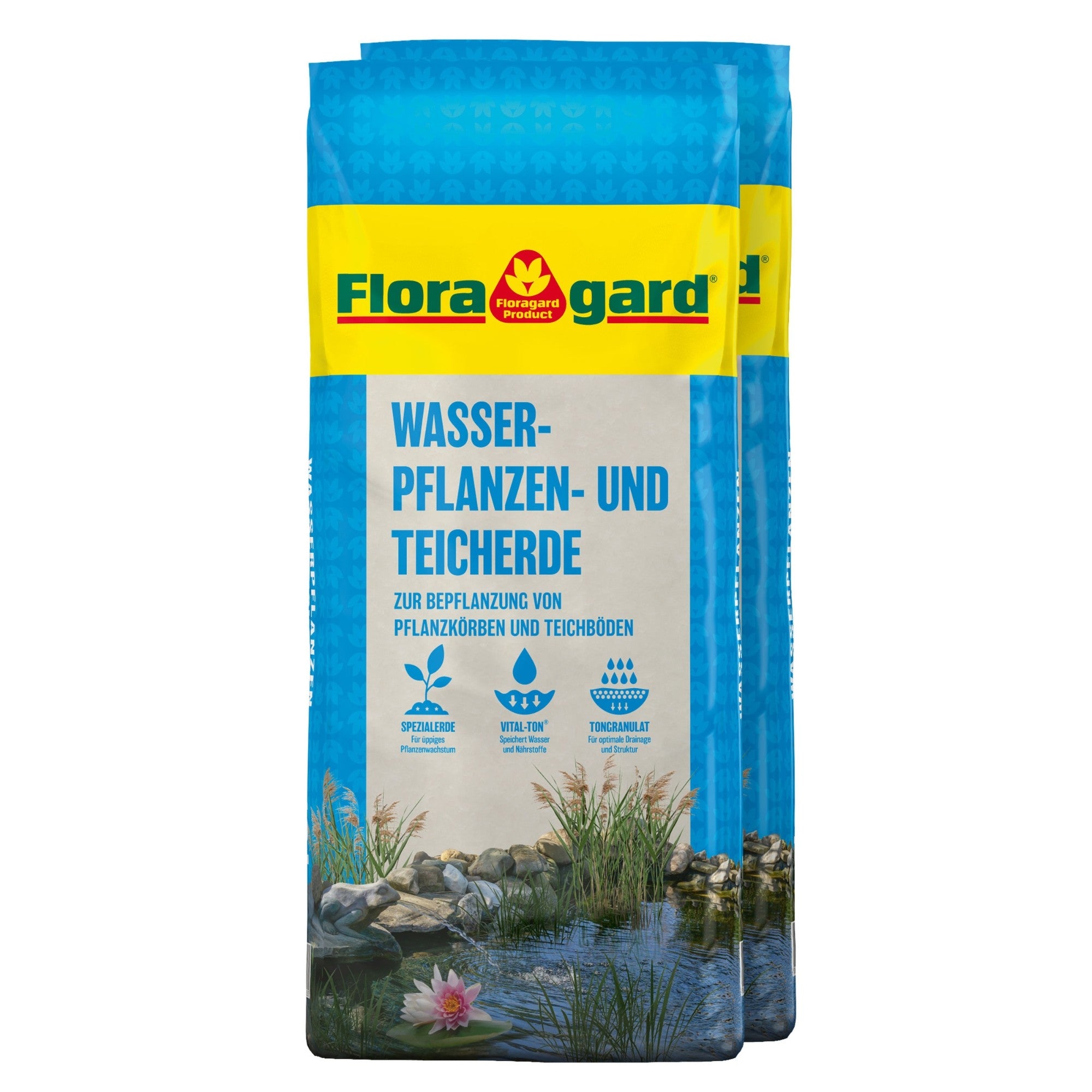 Floragard Wasserpflanzen- und Teicherde