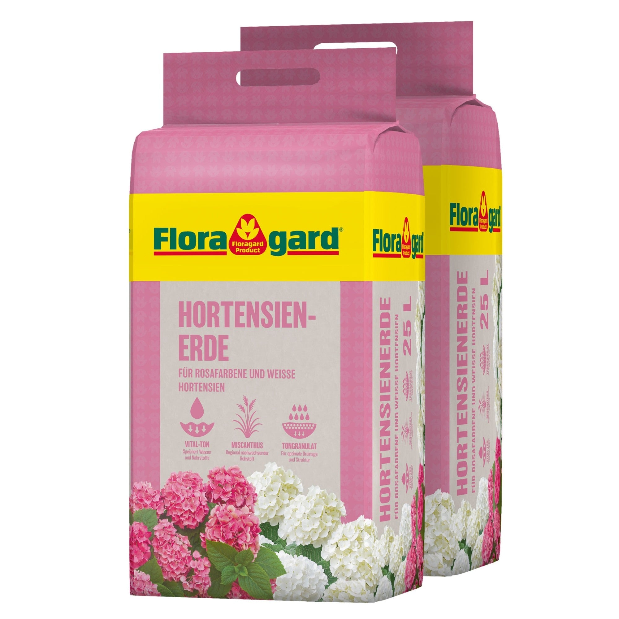 Floragard Hortensienerde Rosa-Weiß