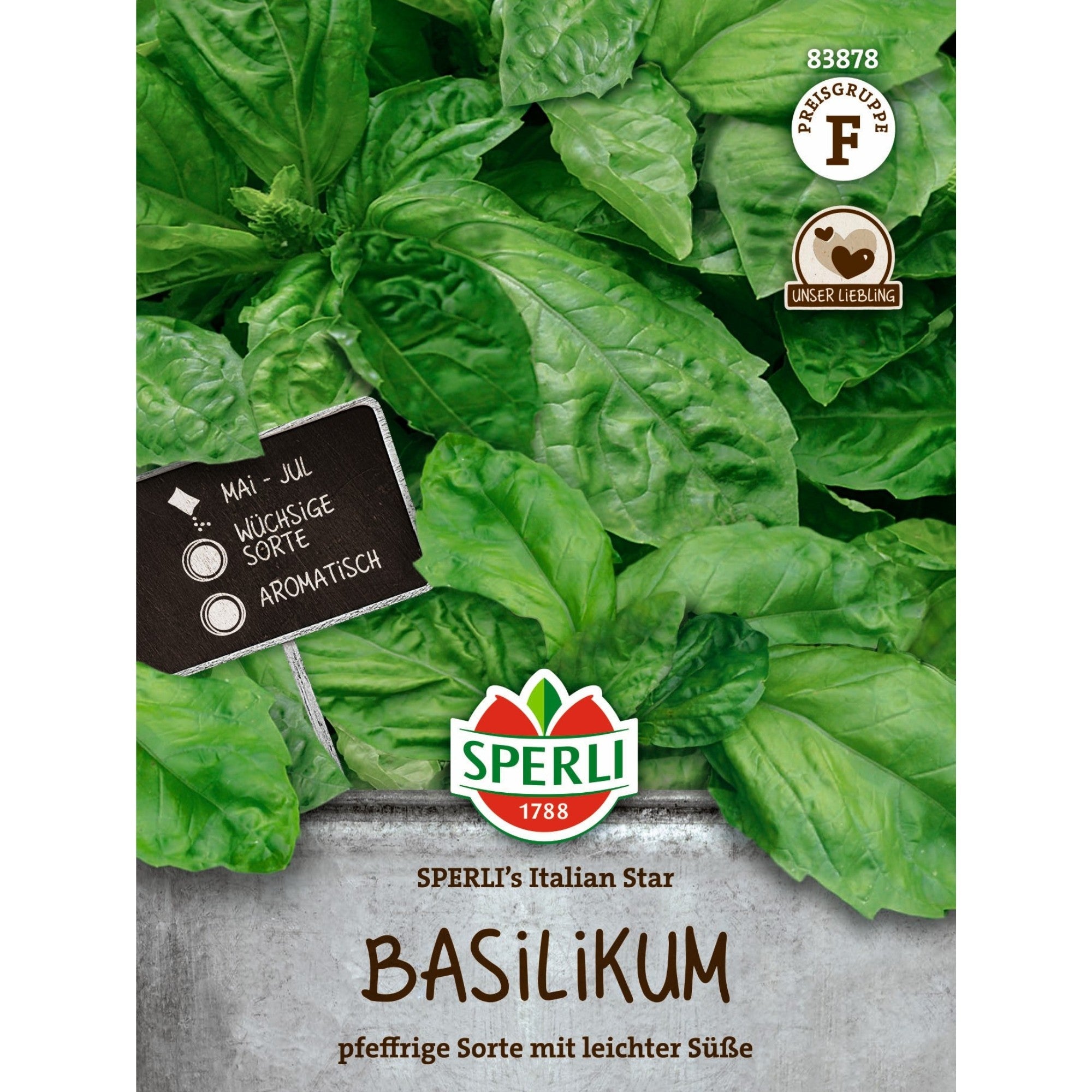 SPERLI Basilikum-Samen 'Italian Star'