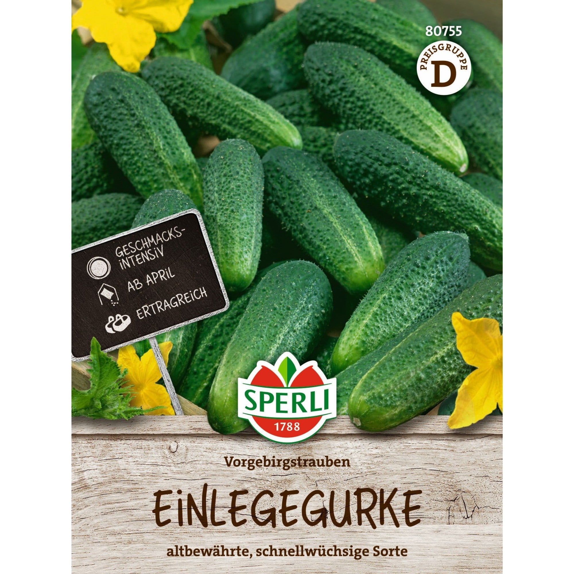 SPERLI Einlegegurken-Samen 'Vorgebirgstrauben'
