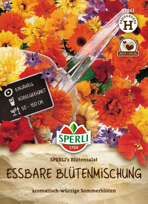 SPERLI Essbare Blütensamen-Mischung 'Blütensalat'