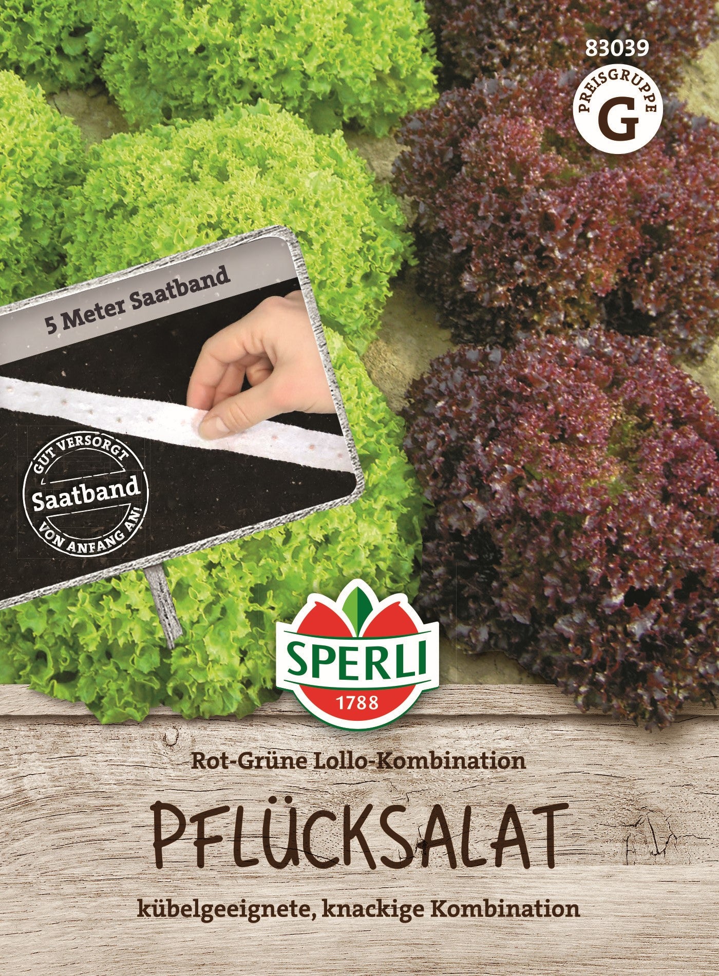 SPERLI Samen-Set "Frische Salatvielfalt - Easy Gardening"