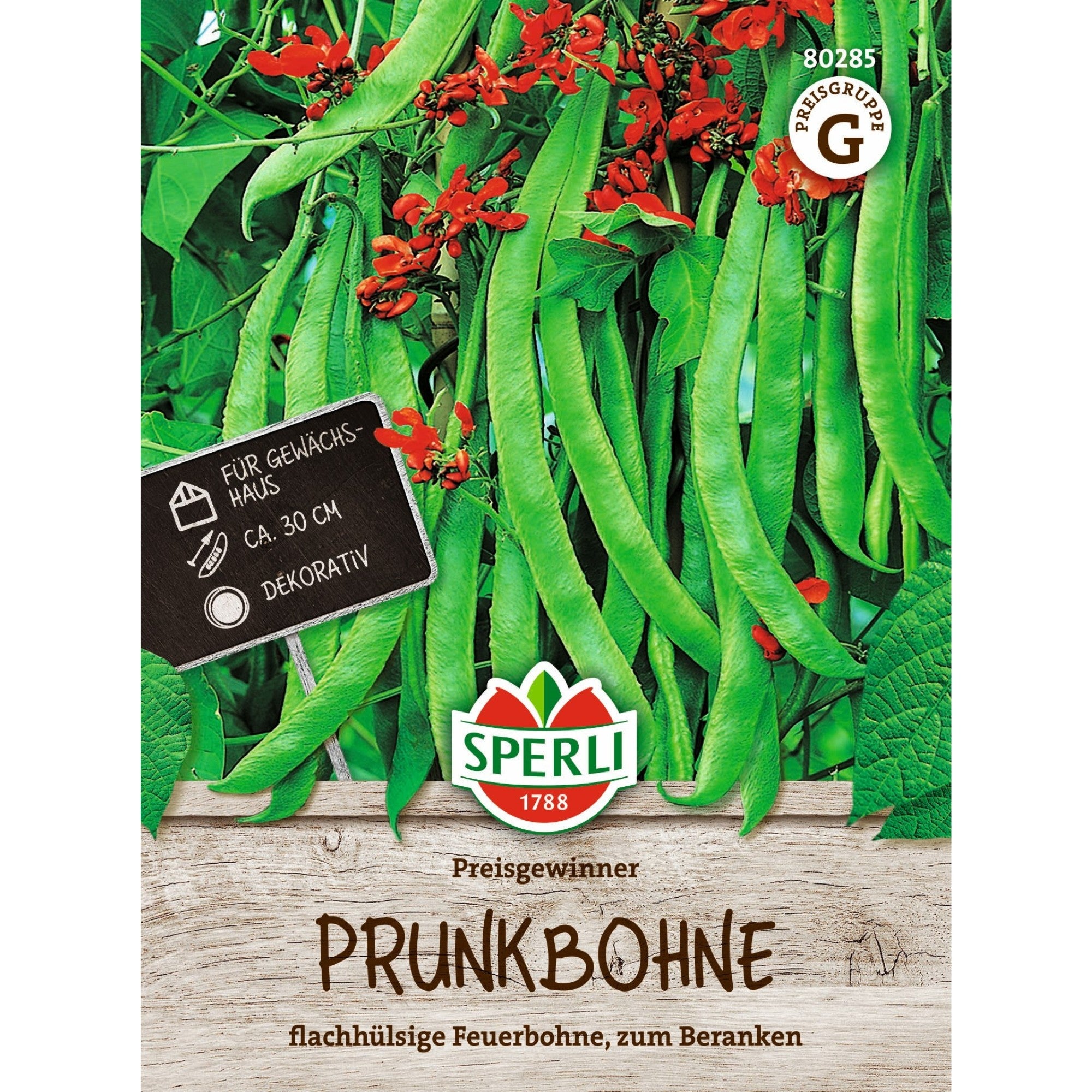 SPERLI Prunkbohnen-Samen 'Preisgewinner'