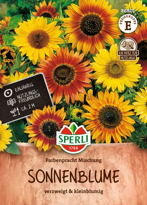 SPERLI Sonnenblumen-Samen "Farbenpracht Mischung"