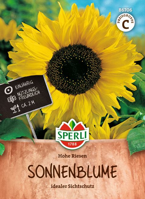SPERLI Sonnenblumen-Samen 'Hohe Riesen'