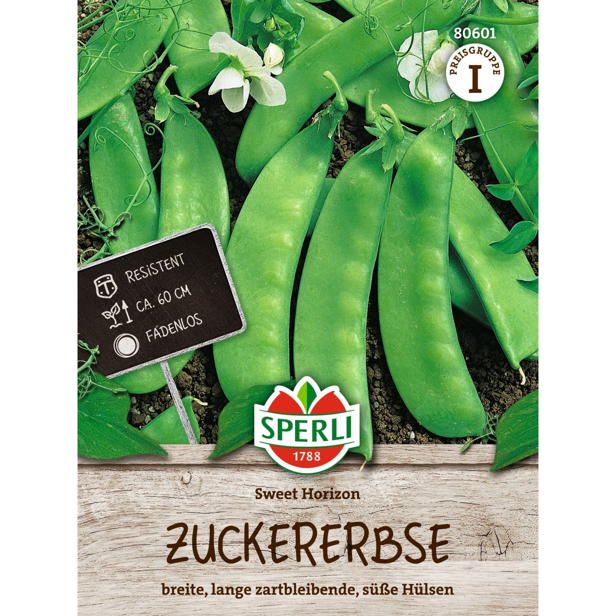 SPERLI Zuckererbsen-Samen 'Sweet Horizon'