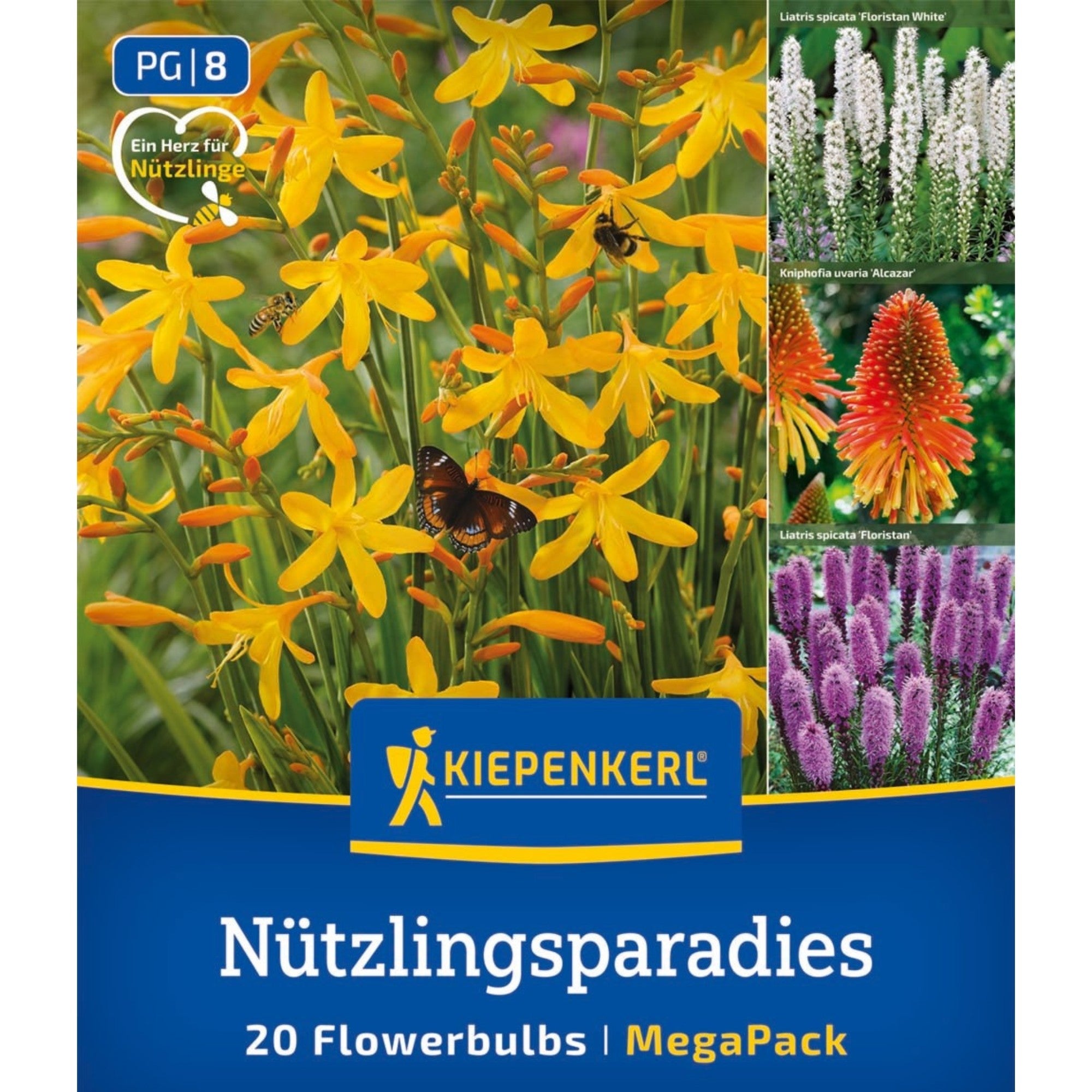 Kiepenkerl Blumenzwiebelmischung "Nützlingsparadies", Mega-Pack