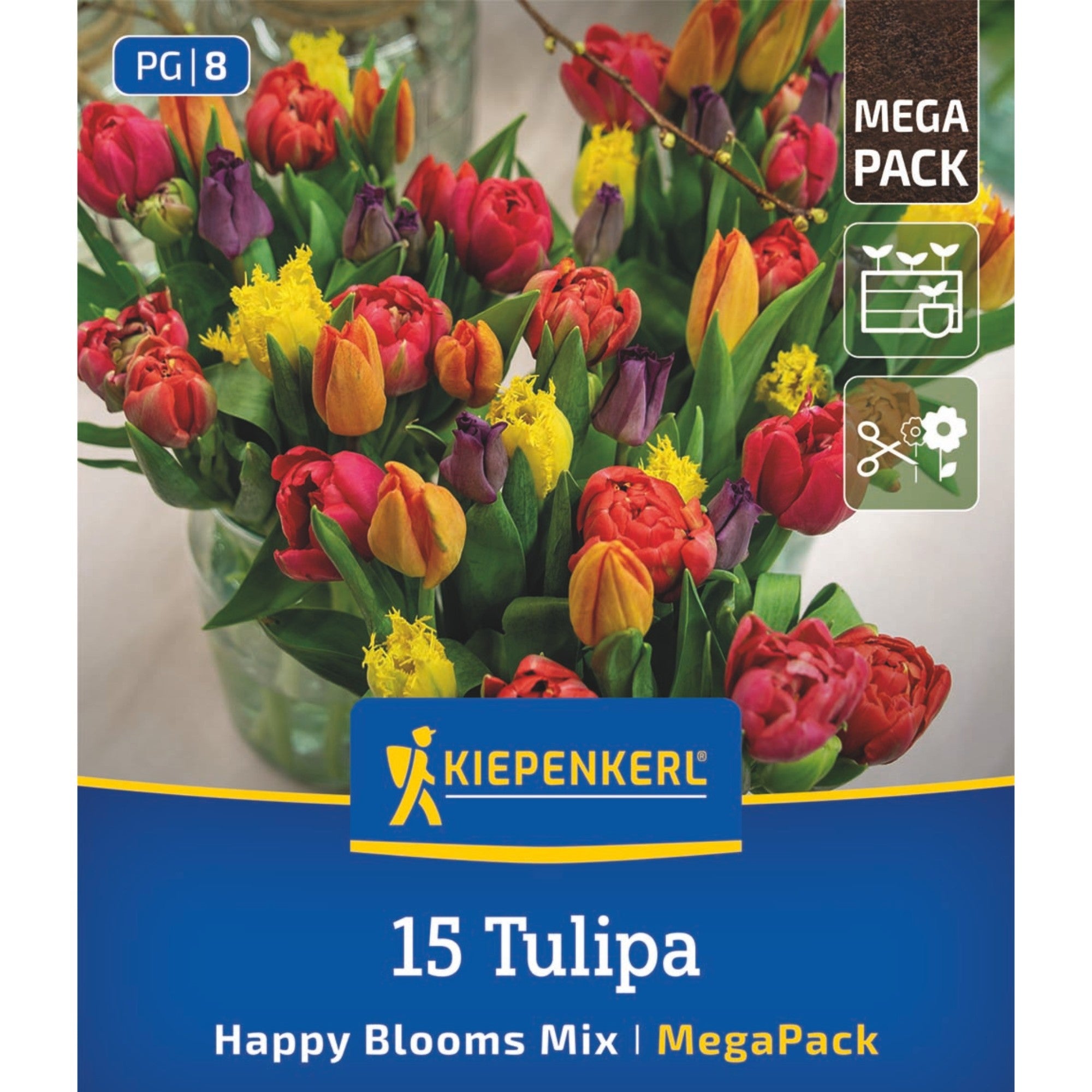 Kiepenkerl Tulpenmischung "Happy Bloom Mix", Mega-Pack