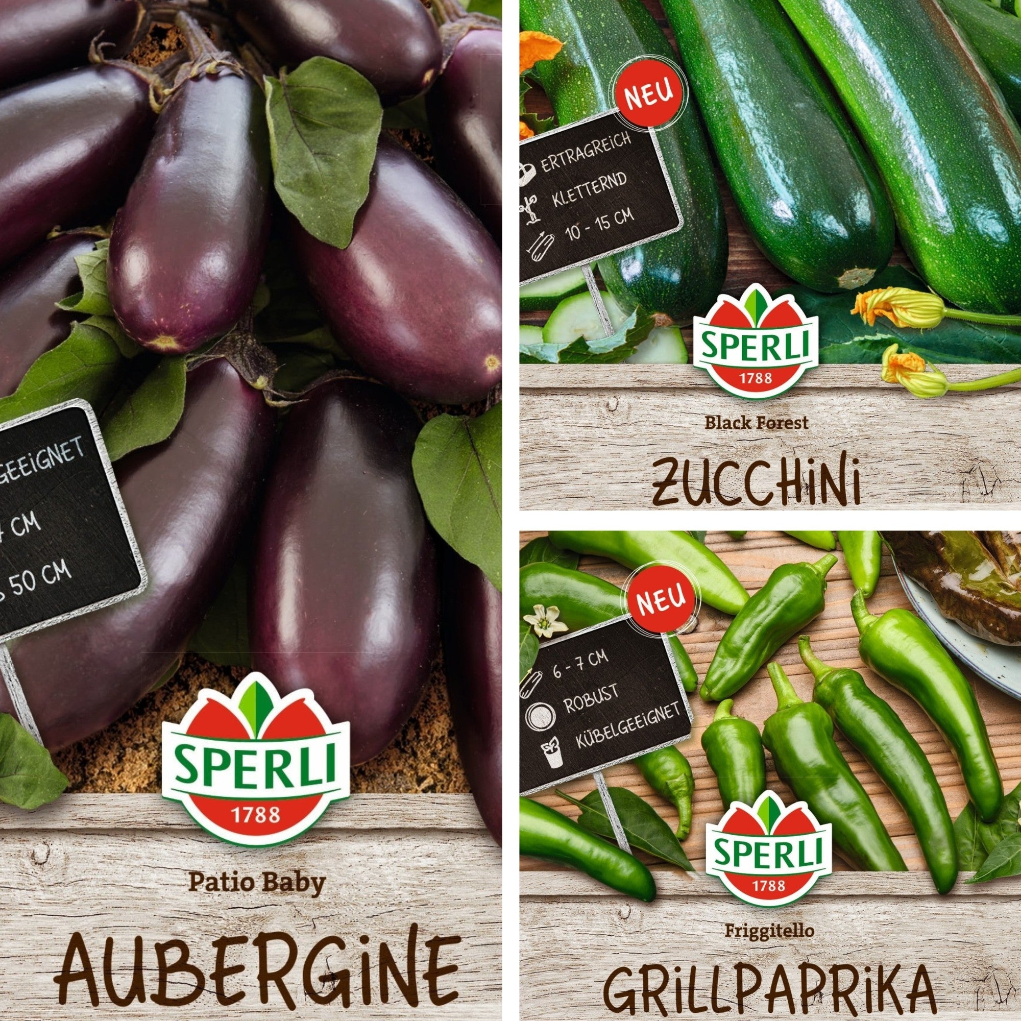 SPERLI Samen-Set "Grillgemüse"