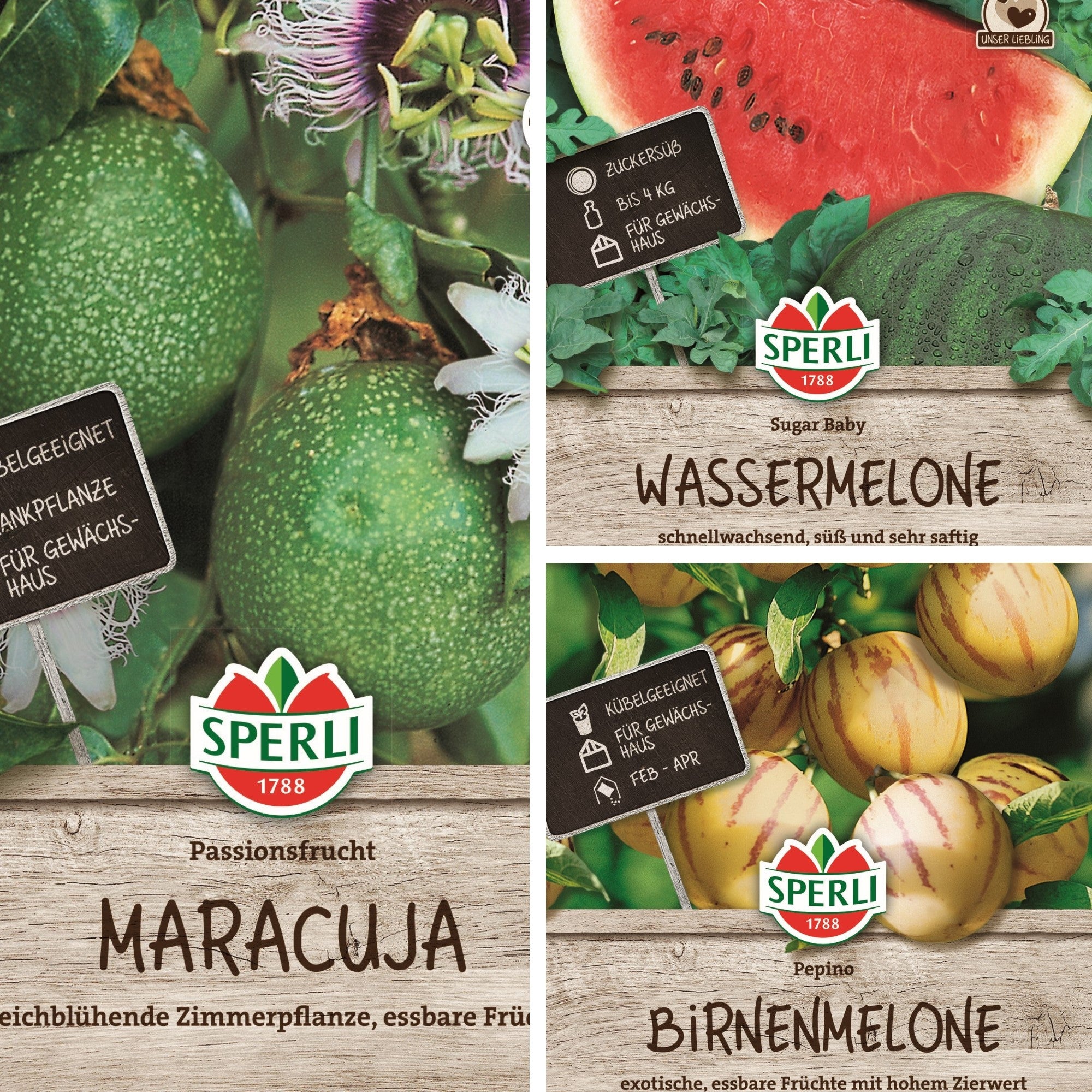 SPERLI Samen-Set "Exotische Früchte-Kollektion"