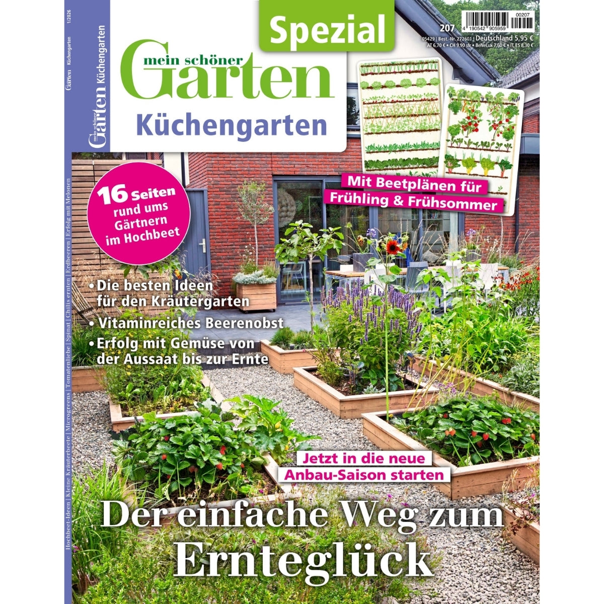Zeitschrift Mein schöner Garten Spezial 'Küchengarten' 01/26