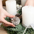 Adventskranz "Eleganz im Skandi-Stil“ - Weiß | Bild 5