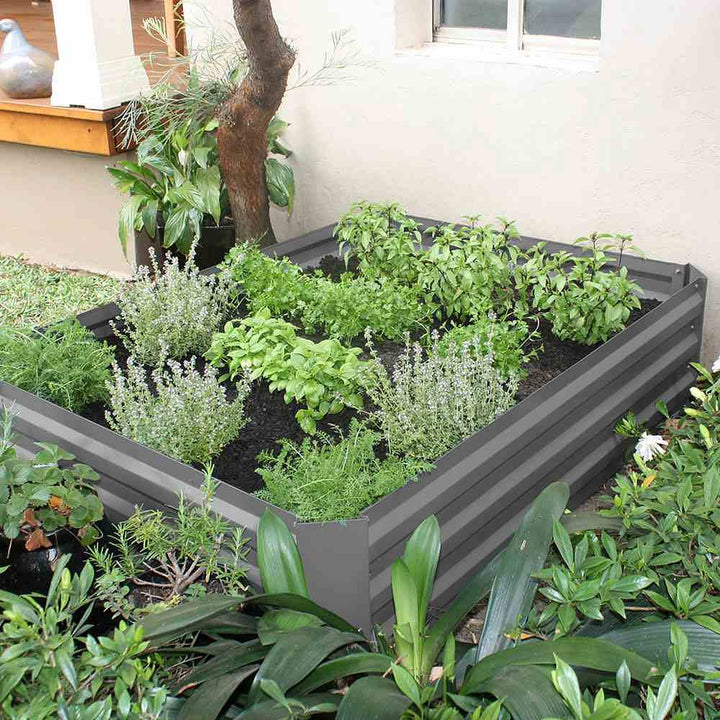 SIENA GARDEN Hochbeet 120x90x30cm grau - unicolor | Bild 2