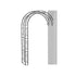 SIENA GARDEN Rosenbogen Cambridge, Metall schwarz 130x35x245cm - unicolor | Bild 1