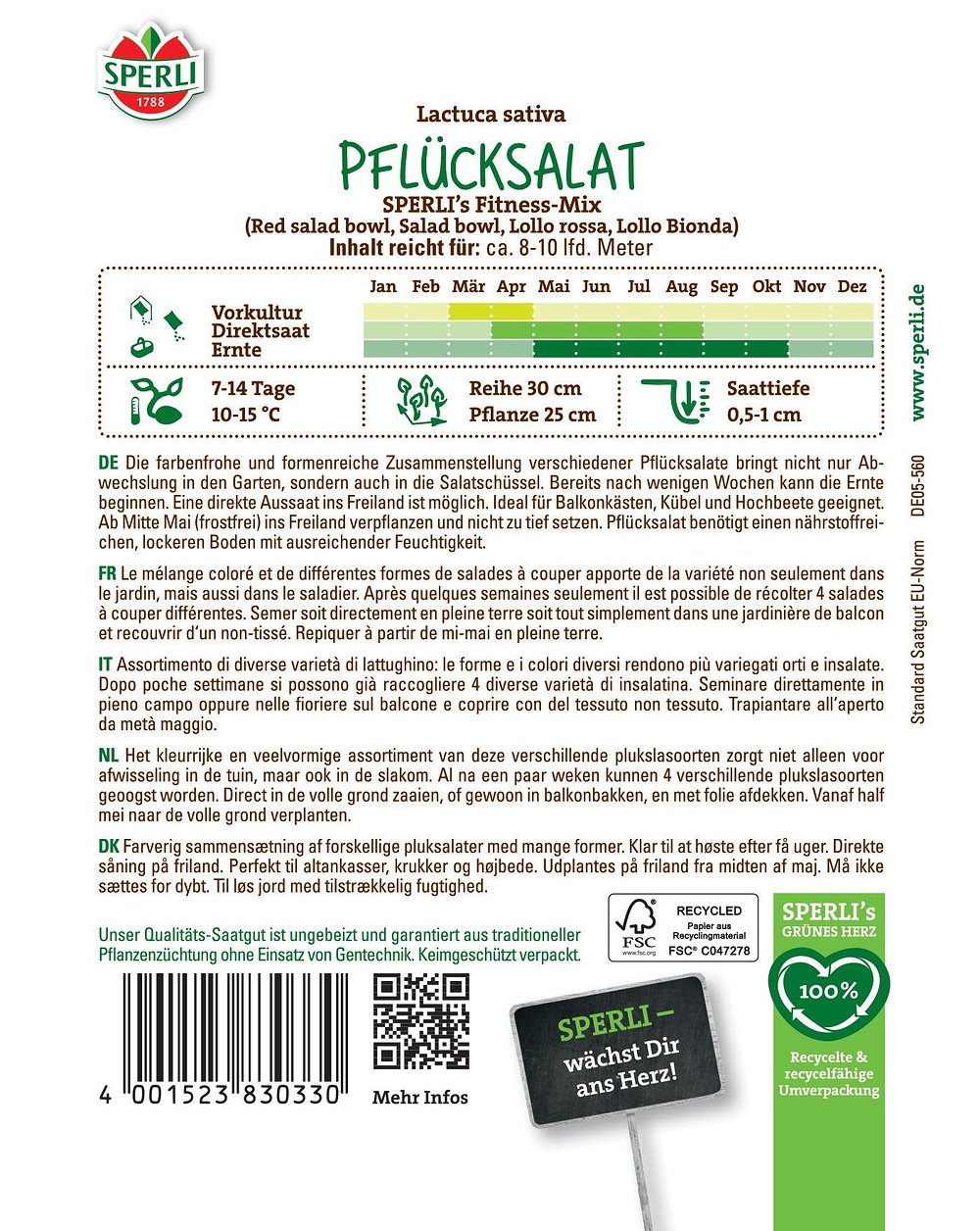 SPERLI Salat "Salatmischung" - Bunt | Bild 2