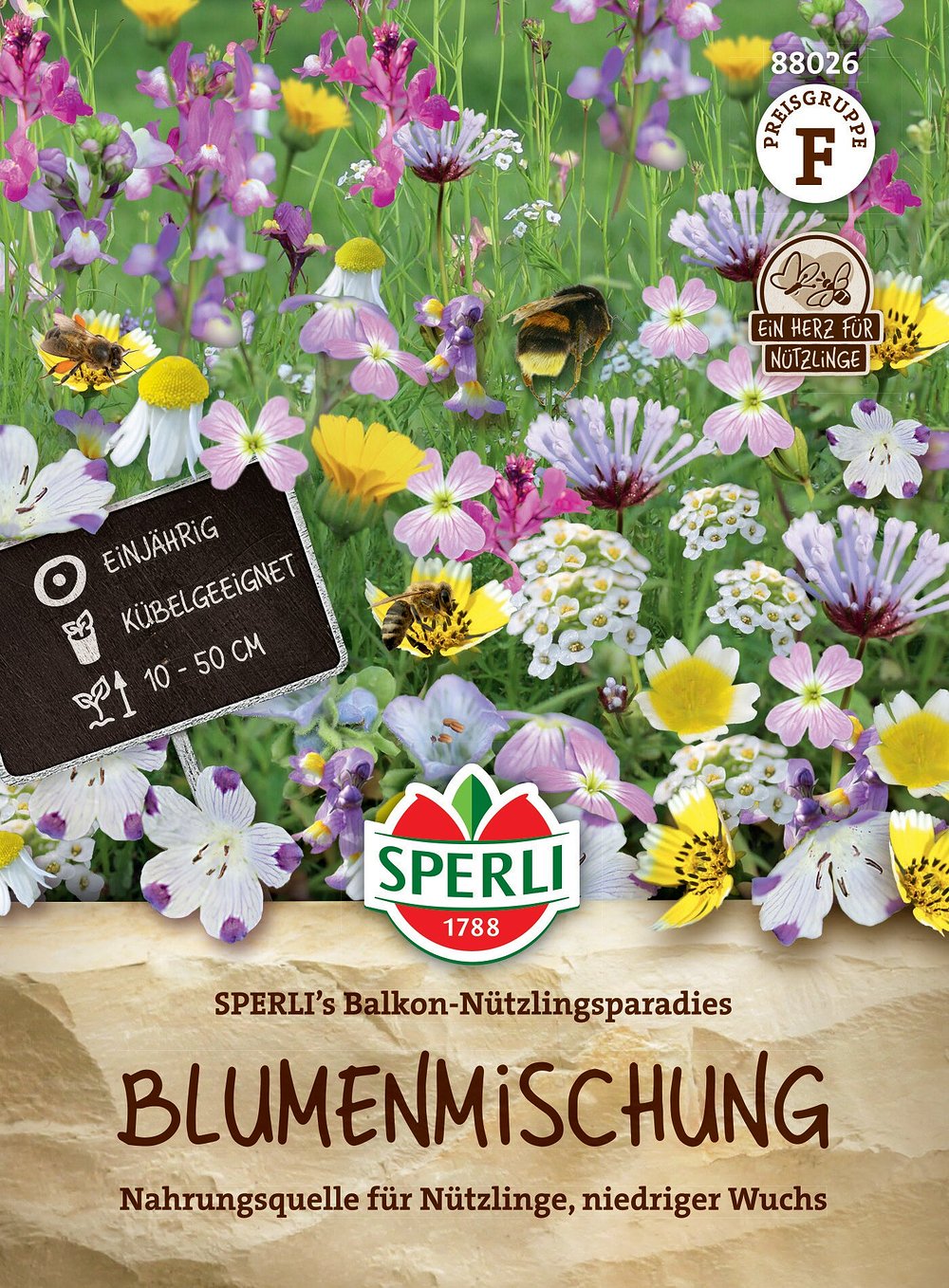 SPERLI SPERLI's Blumenmischung "Balkon-Nützlingsparadies" - Bunt - bienenfreundlich | Bild 1