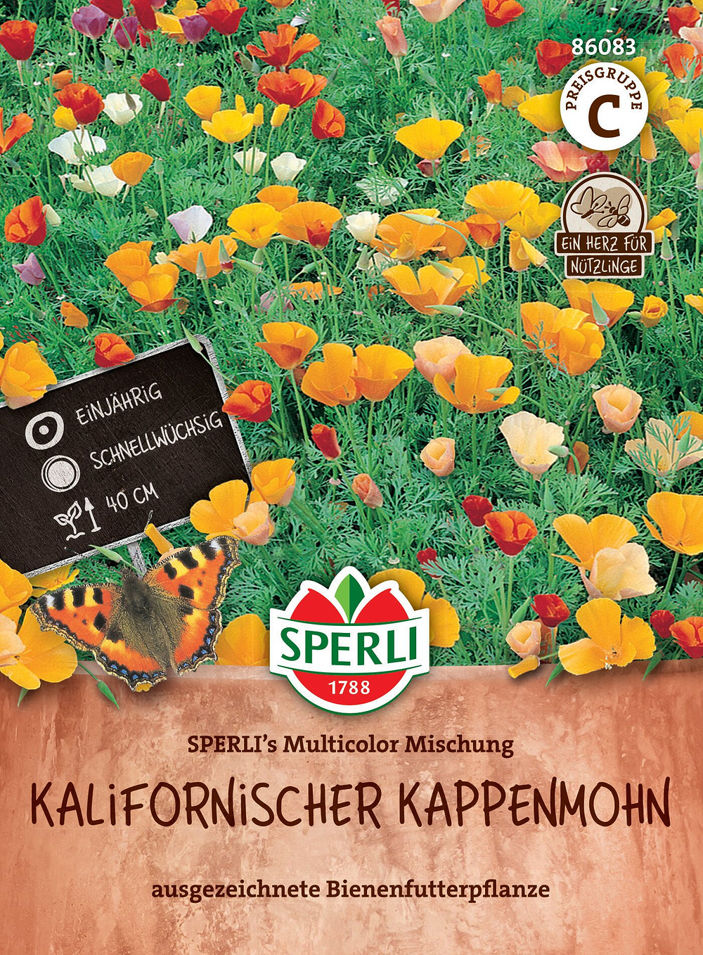 SPERLI SPERLI's Kalifornischer Kappenmohn "Multicolor Mischung" - Bunt - winterhart | Bild 1