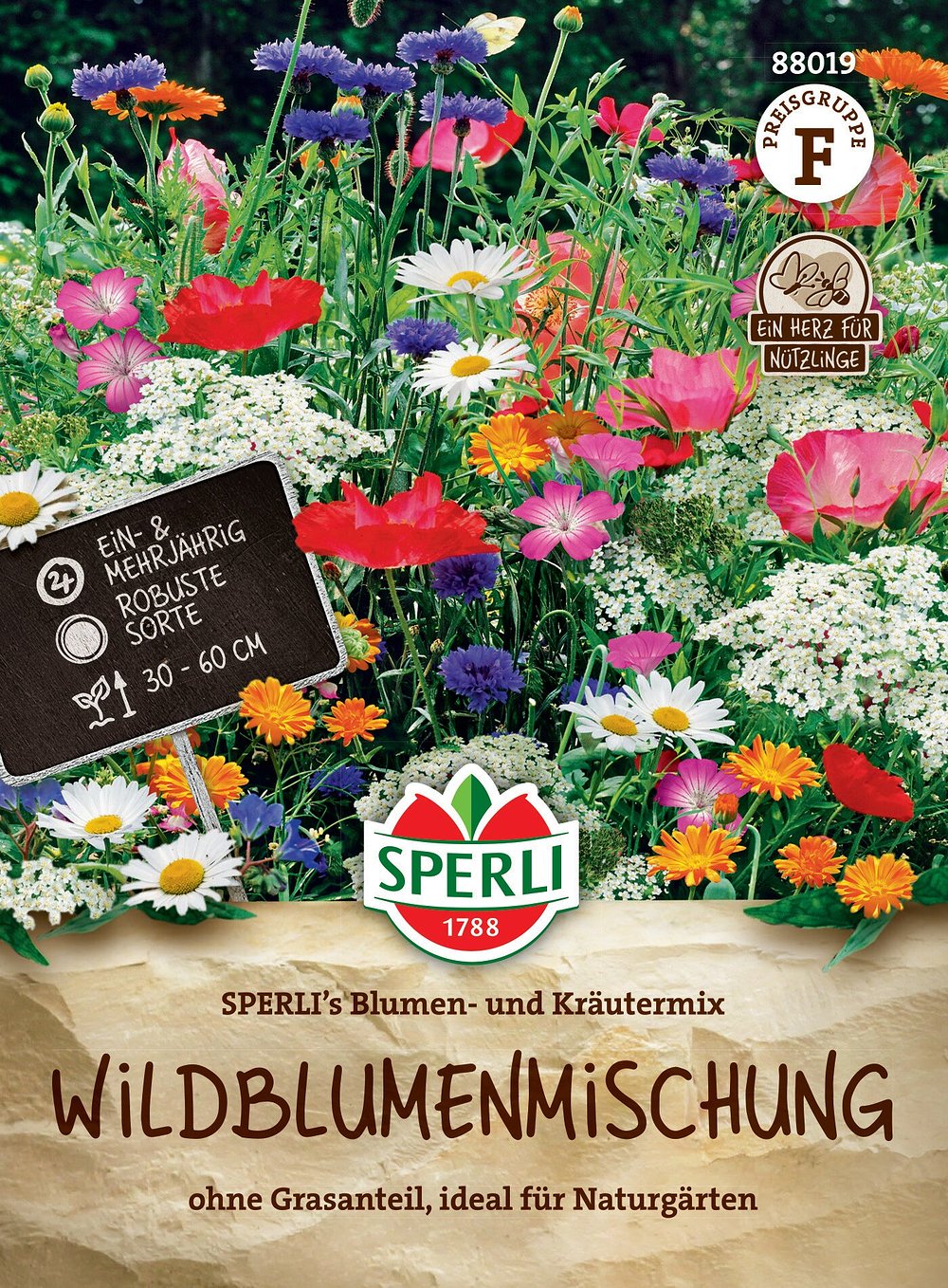 SPERLI SPERLI's Wild-Blumenmischung "Blumen- und Kräutermix" - Bunt - winterhart | Bild 1