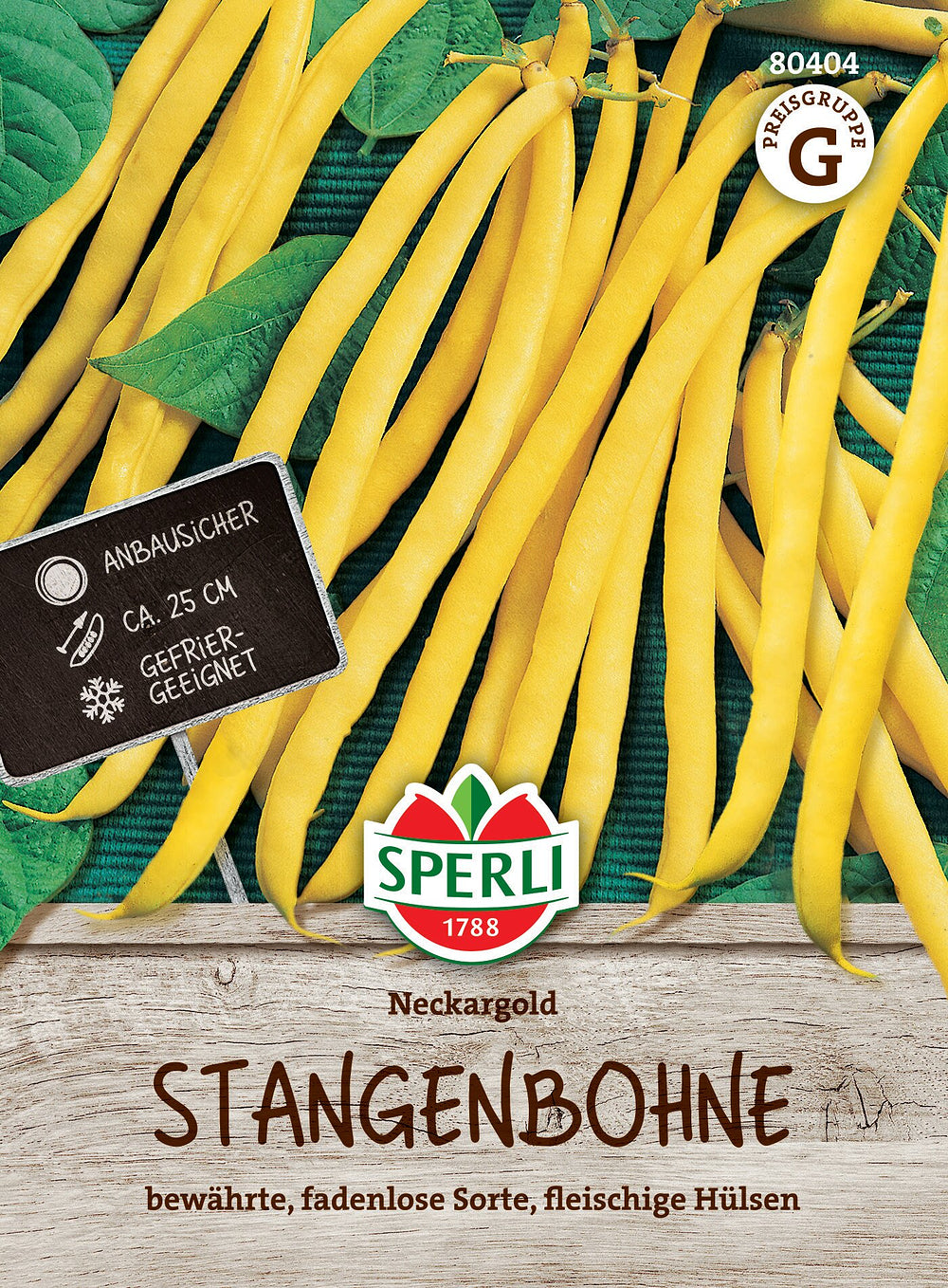 SPERLI Stangenbohne 'Neckargold' - Bunt - winterhart | Bild 1